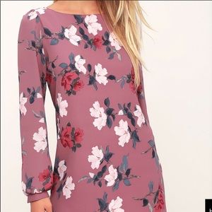 Lulus shift floral dress